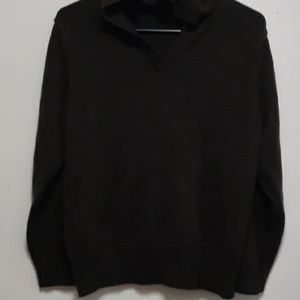 Brown Hooded Sweater